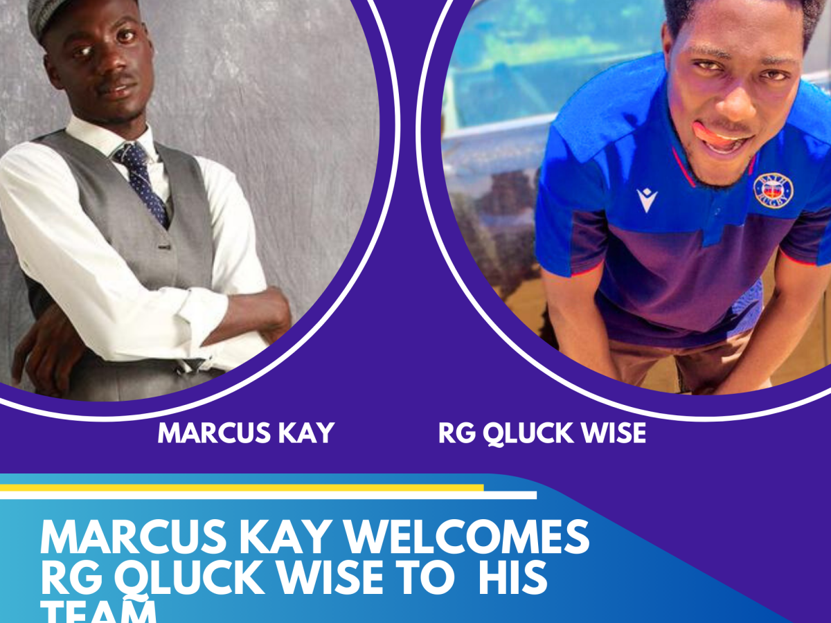 Ghanaian Musician MarCus Kay Signs Renowned Record Producer RG Qluck Wise to his&nbsp;Team